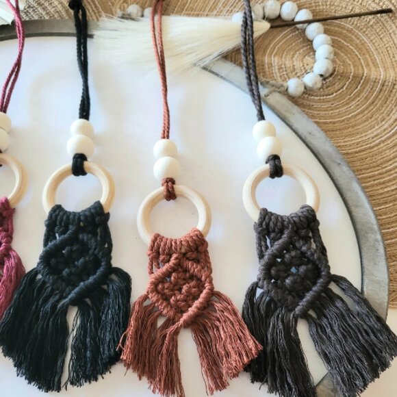 Boho Essential Oil Car Hanger - Picture 3 of 5